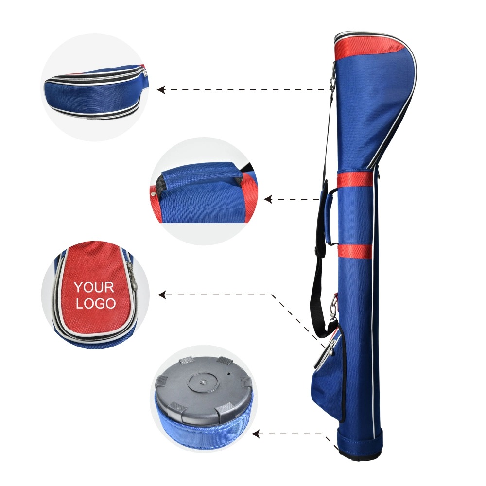 Wholesale High Quality Nylon Golf Carry Gun Bags Custom Logo Sunday Pencil Golf Bags